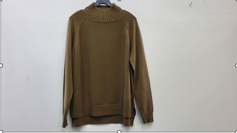 어깨절개포인트니트 카키 프리사이즈 