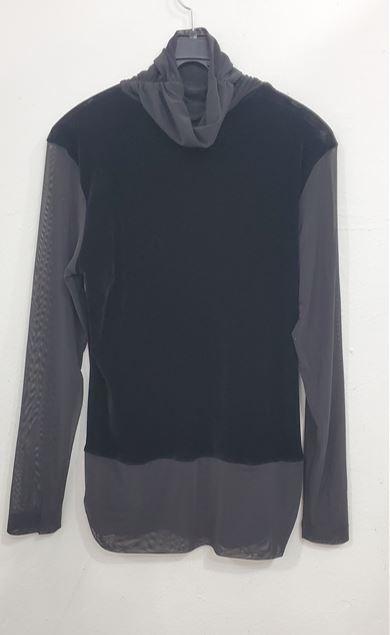 벨벳망사목폴라티(블랙)