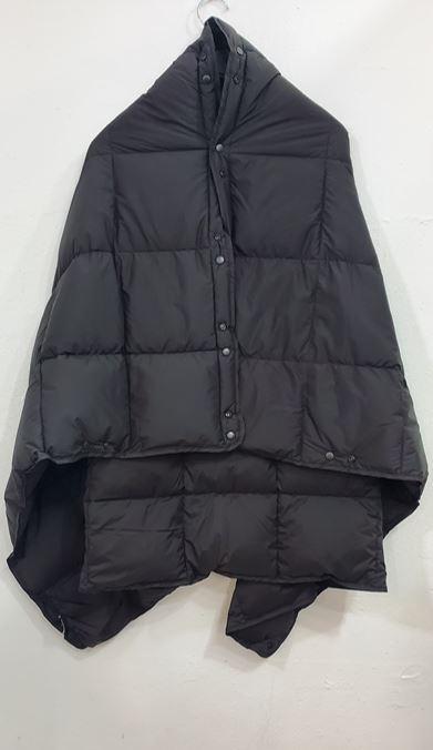 오리털패딩숄(블랙)