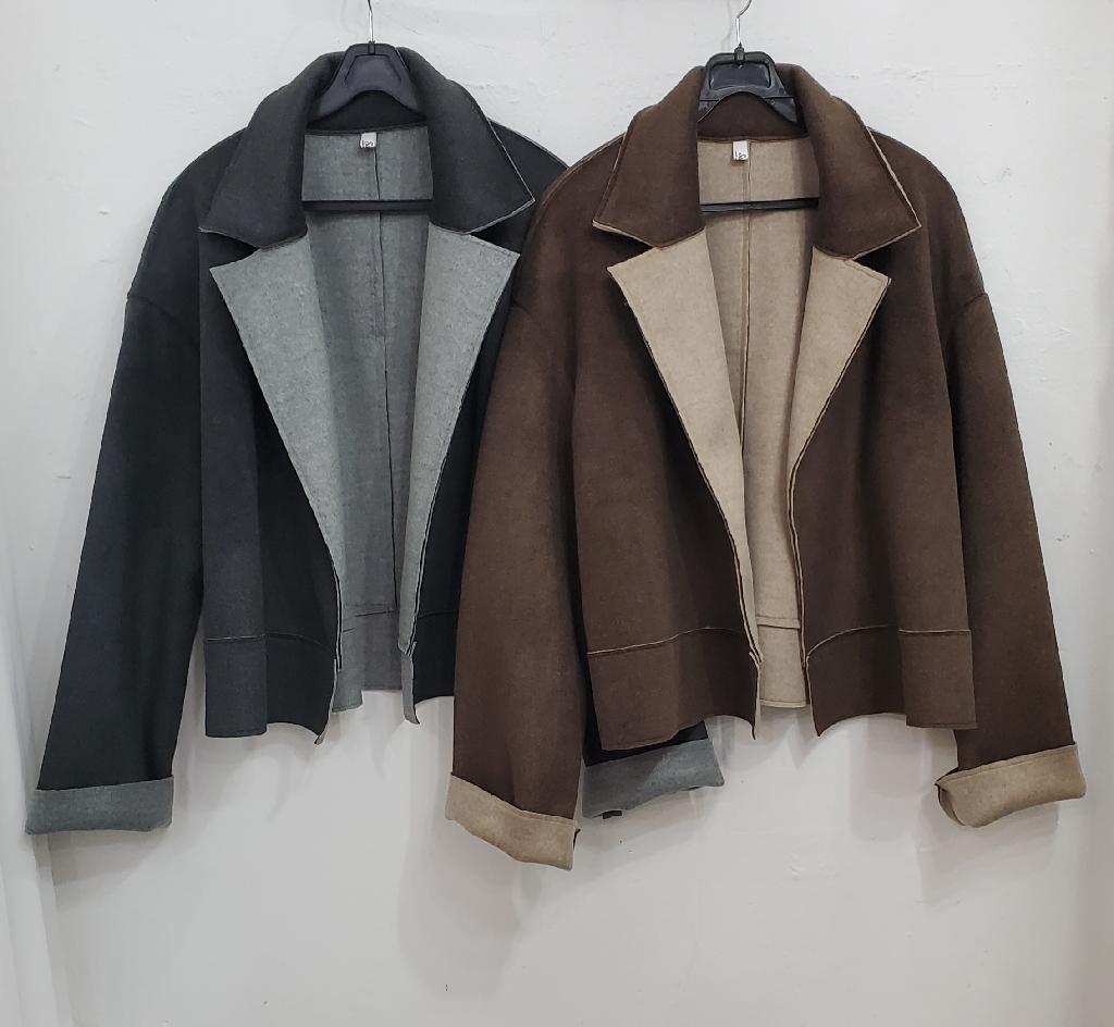 울데끼배색자켓(리버시블)