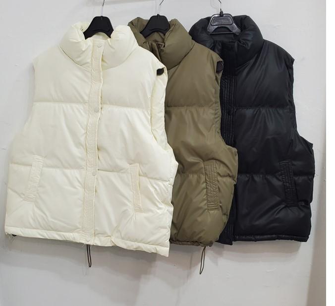 글로시패딩조끼