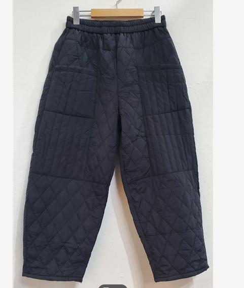 (스마일)누빔바지 (블랙)