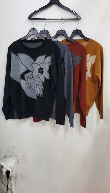 로에꽃라운드니트