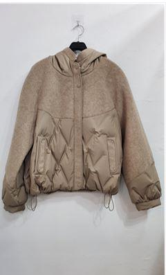 213또또배색후드패딩