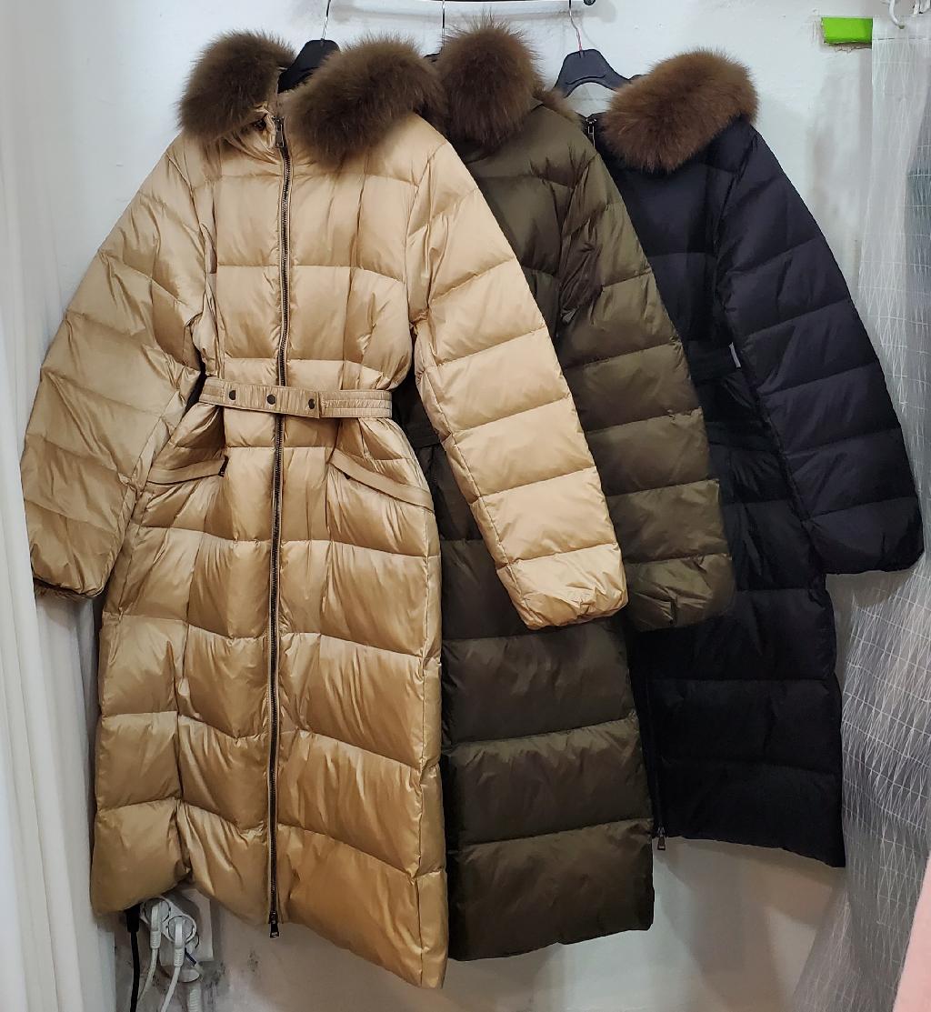 폭스허리밸트롱패딩