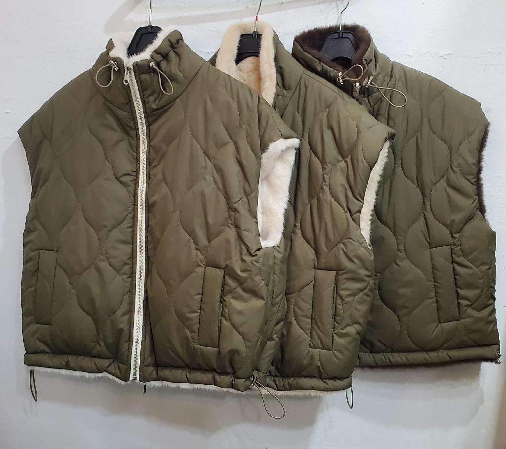 리버시블항아리밍크조끼