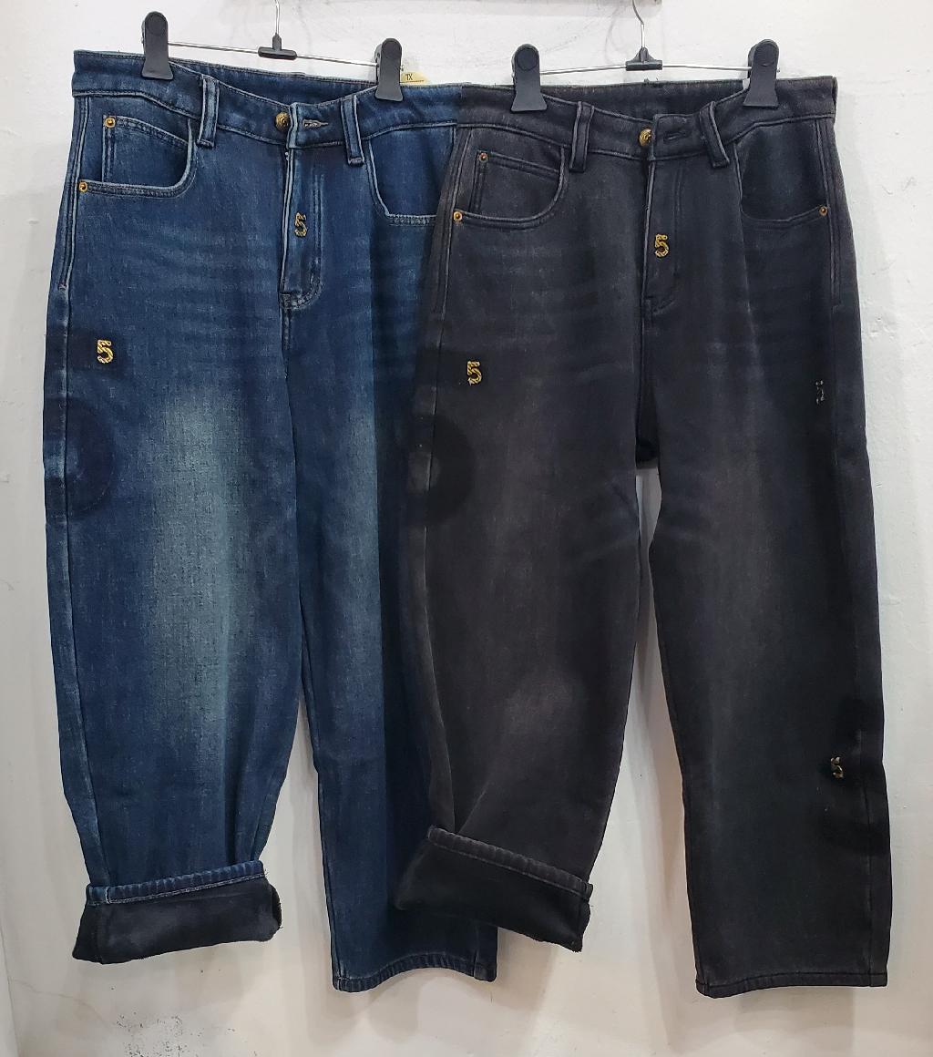 기모넘버5배기청바지