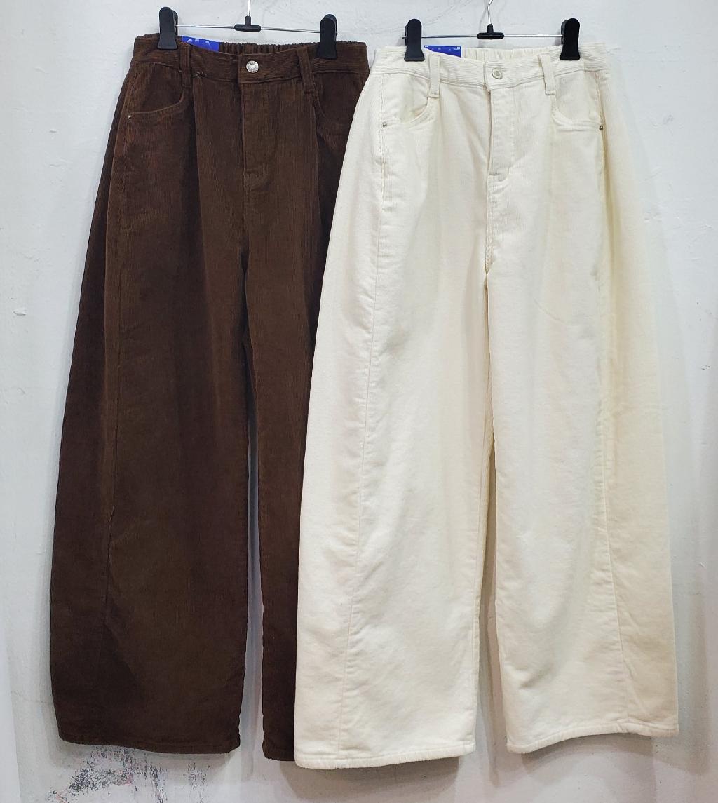 (구척장신)앞뒤옆선골덴바지