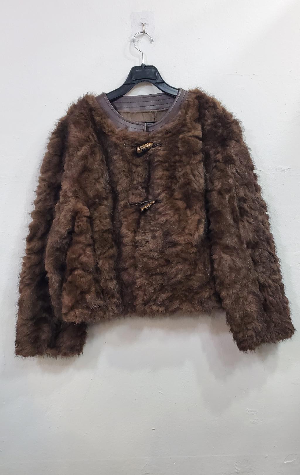 페이크퍼무지떡볶이단추자켓(버전2)