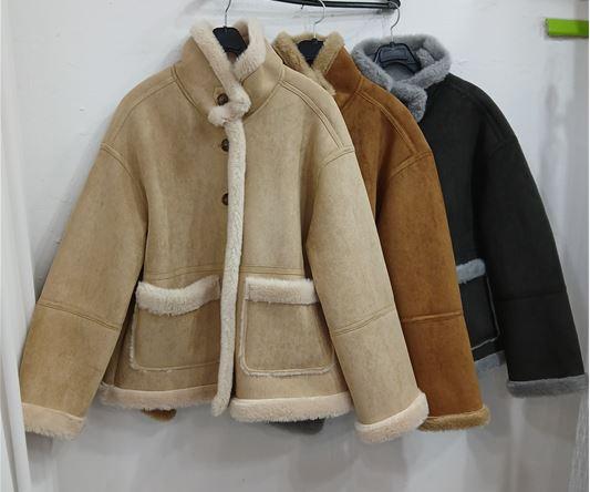 하이넥스웨이드양모무스탕