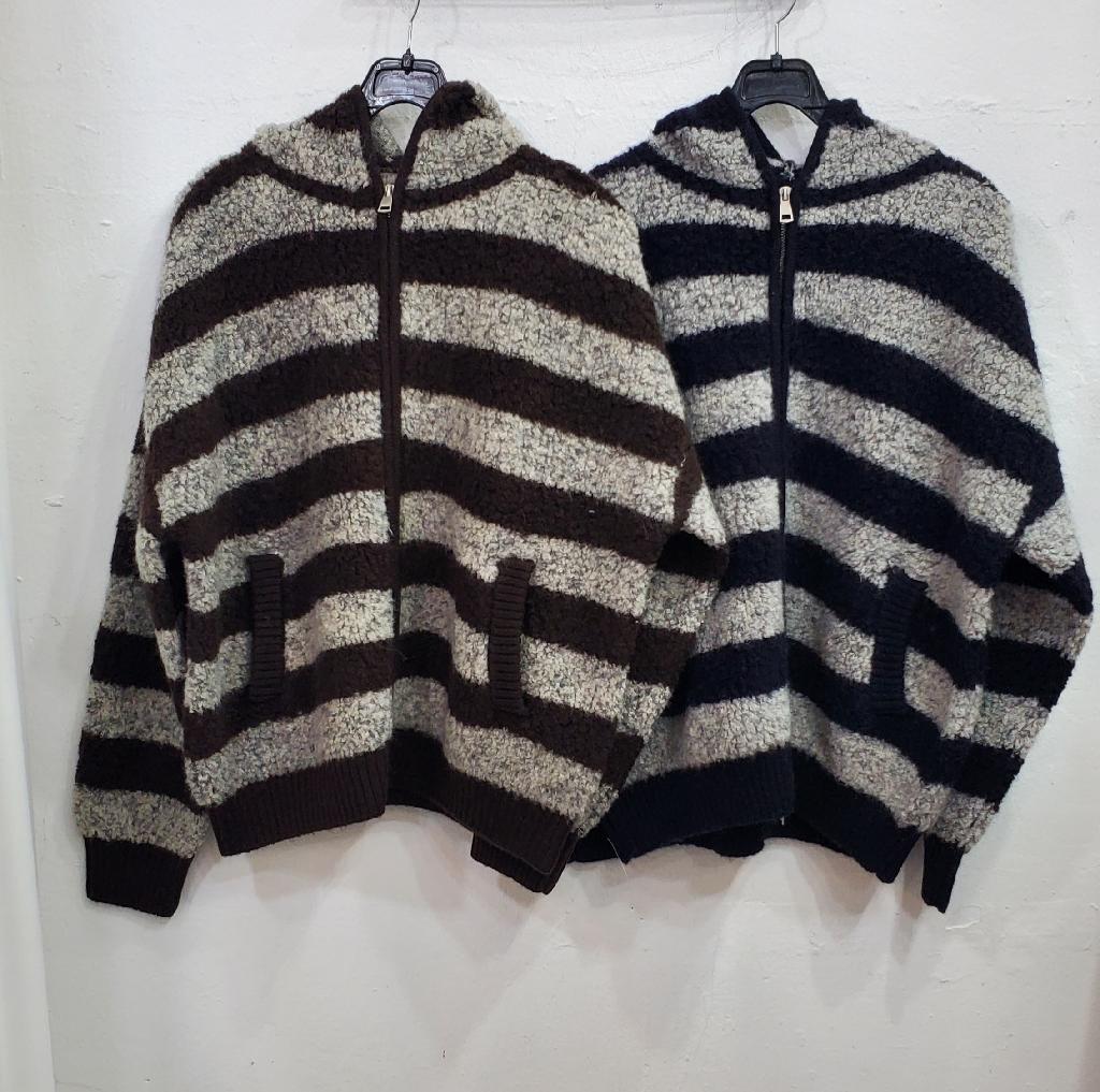 양모단가라후드하프코트