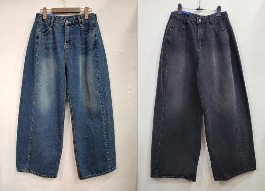 (구척장신)기모앞뒤옆선청바지