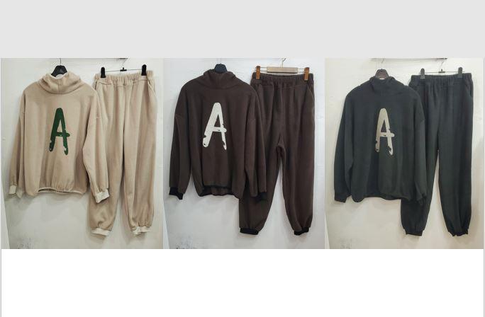 A후리스츄리닝후드셋업