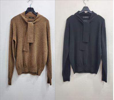 리본카라단추니트