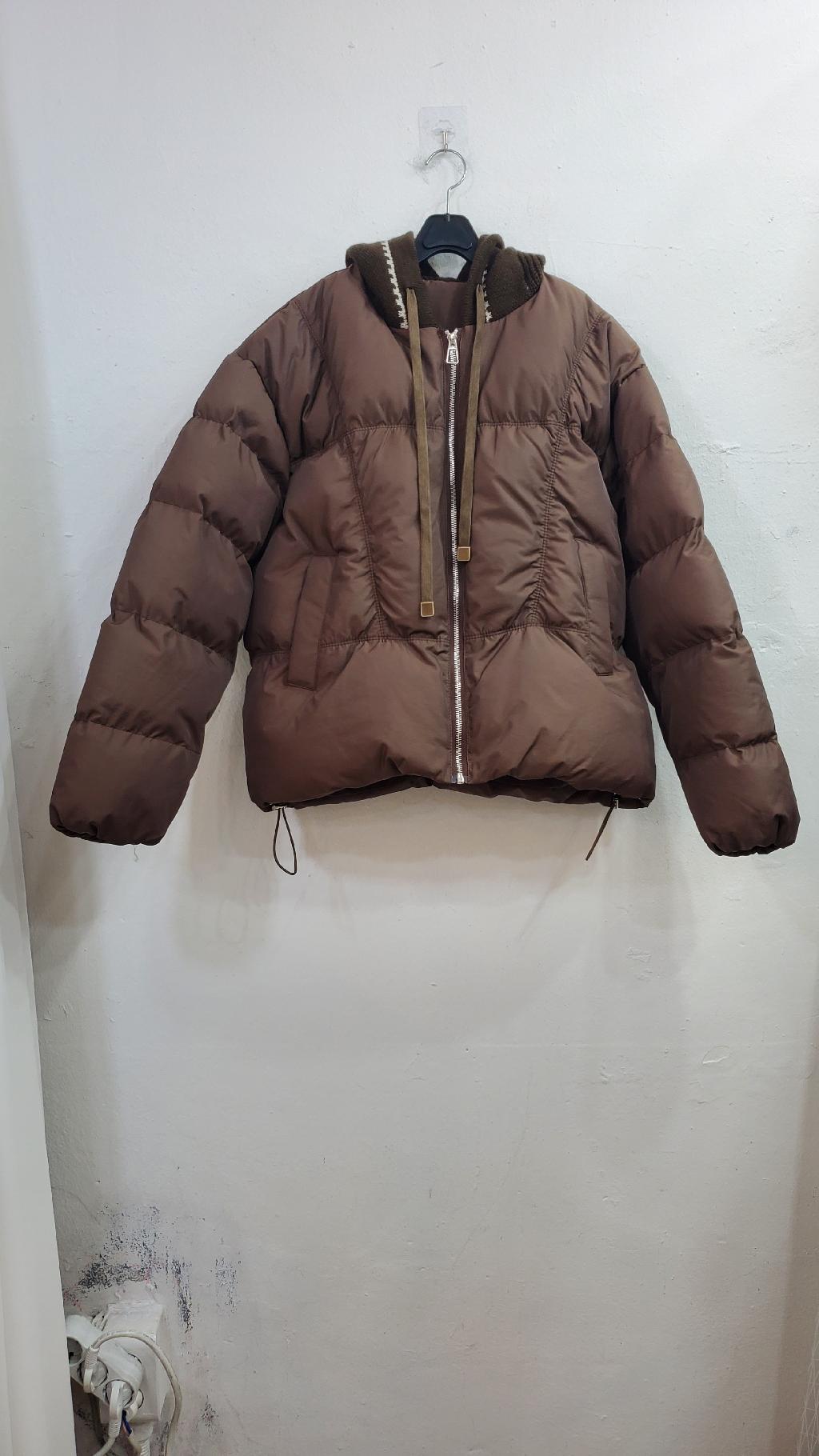 레터링후드긴팔패딩