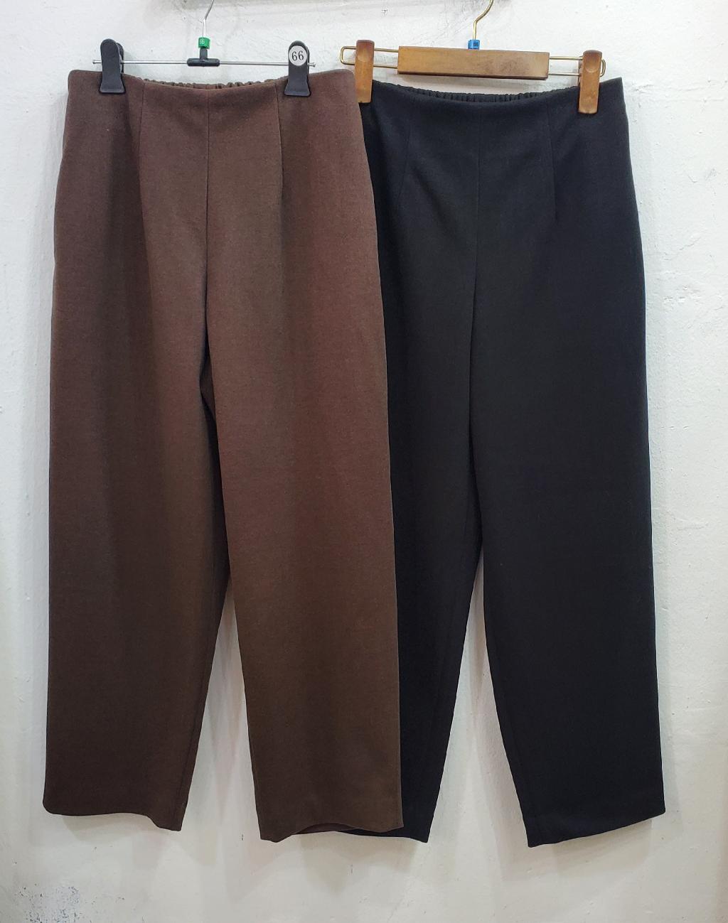 뒷포켓단추바지