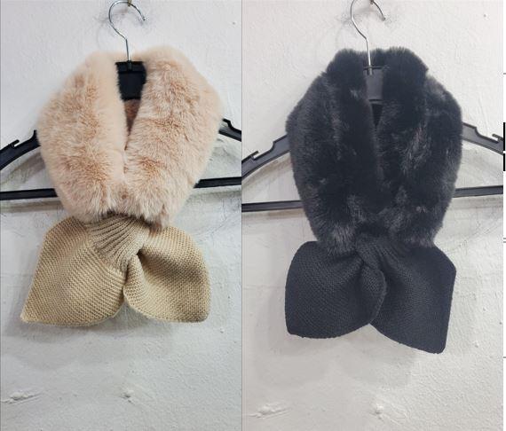 밍크니트목도리