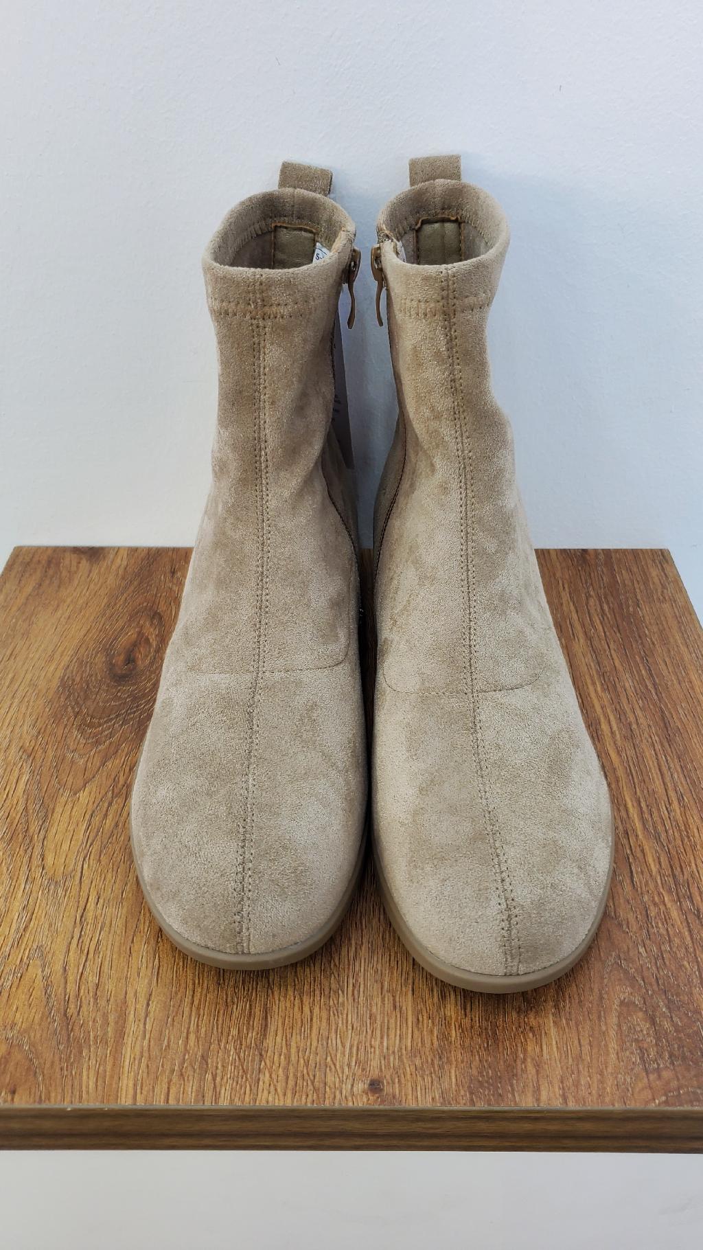 93속털스웨이드발목부츠