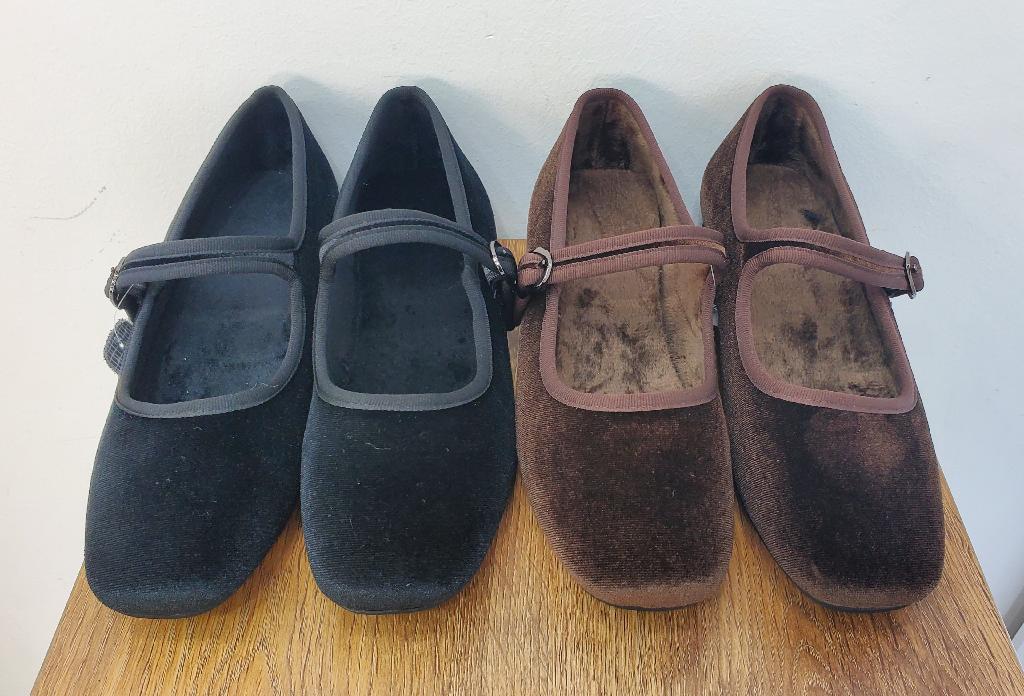 114벨루아굽발레슈즈