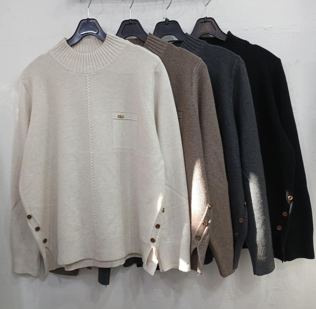 사선옆단추니트티