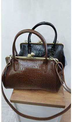 한강악어백프레임가방