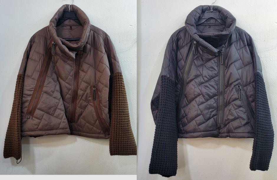 소매니트짜임터들패딩B