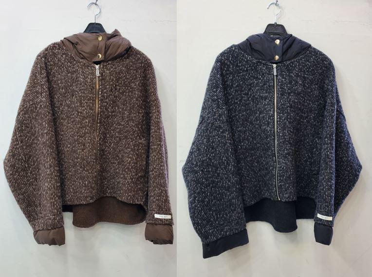 구스모직후드자켓