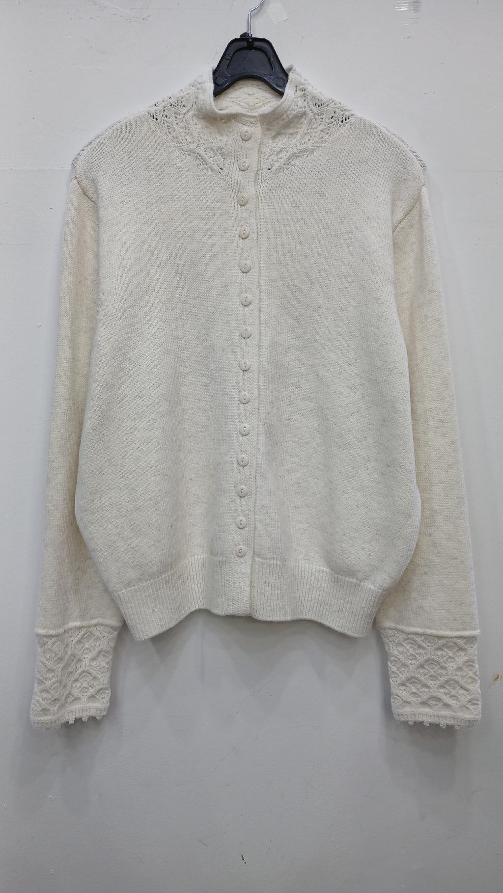 하이넥뜨게포인트가디건