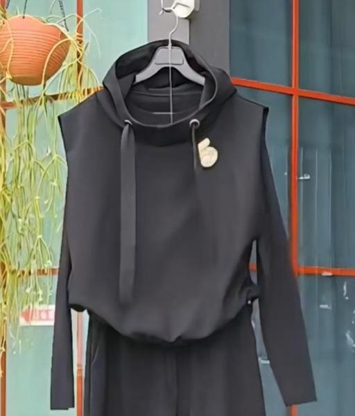 자체제작아일렛후드조끼(기모)