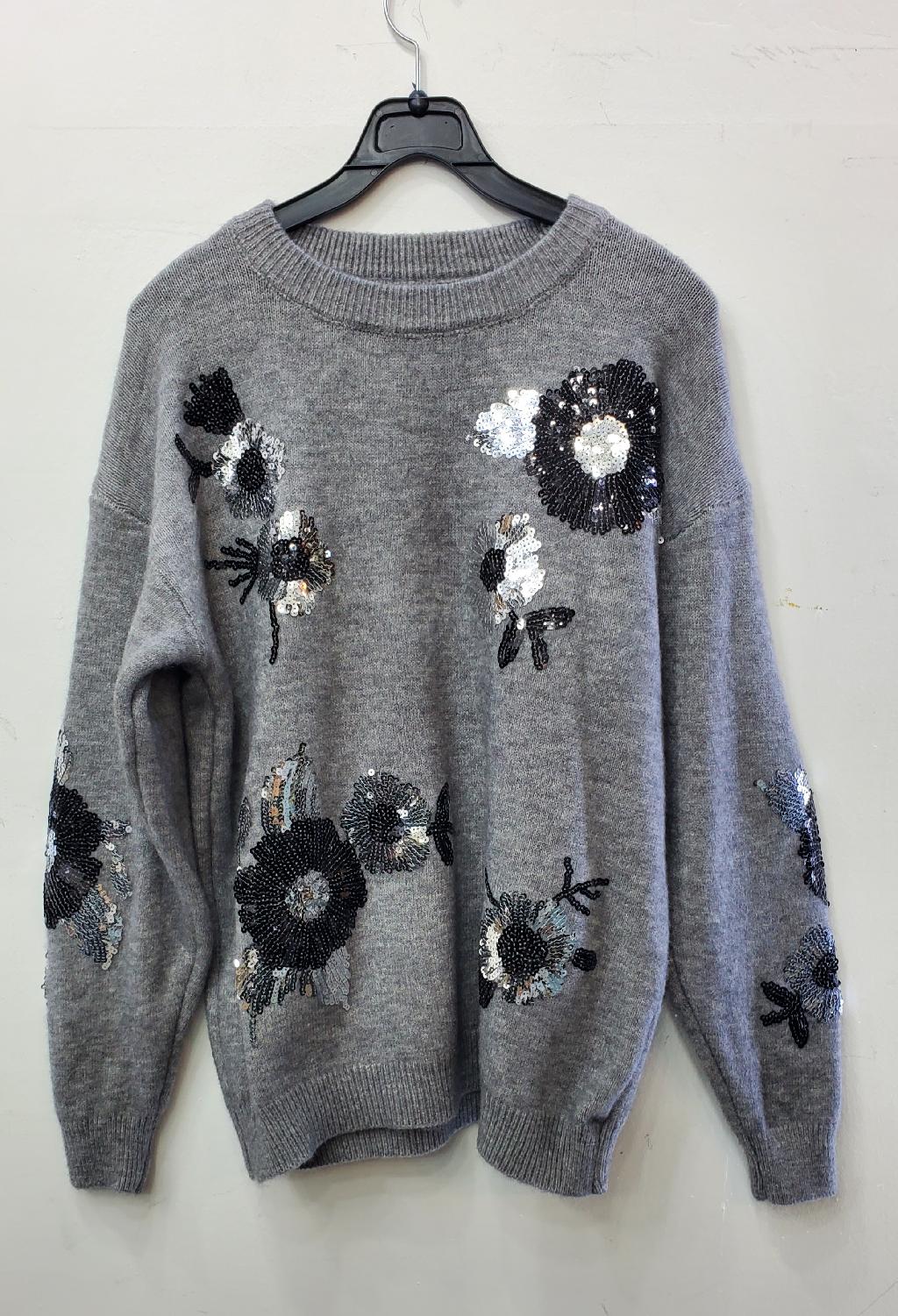 스팽글플라워니트티