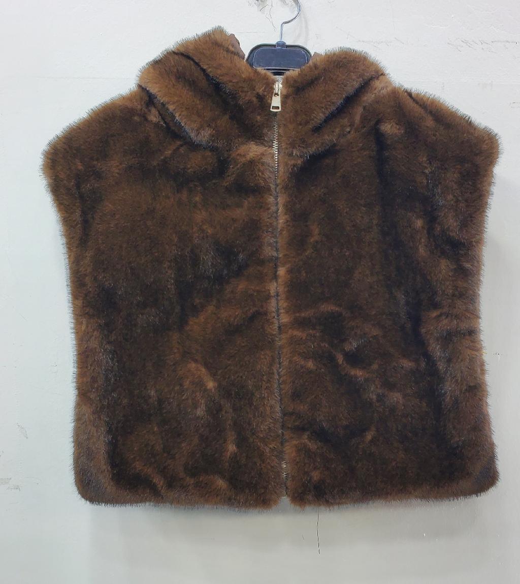 후드밍크케이프