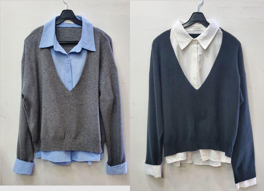 셔츠브이니트앙상블