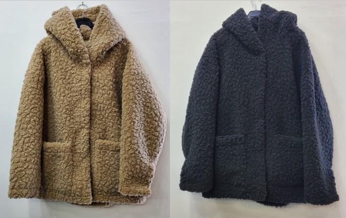 양털후드코트