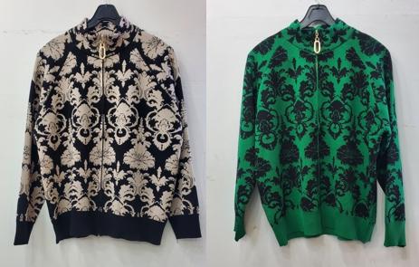 베르사체나염집업니트