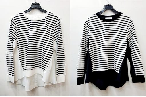 뒷단추니트블라우스