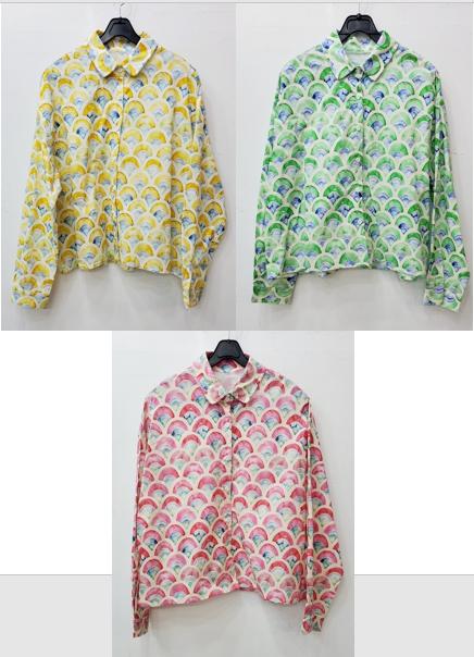 무지개수채화남방