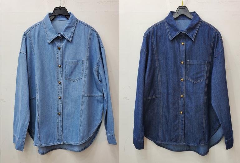 브론즈단추청남방