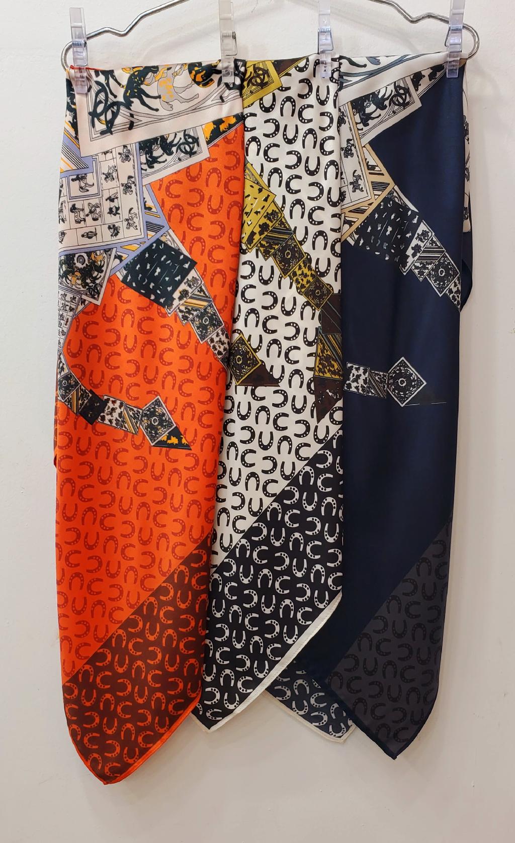 말그림스카프(80X80 실크100