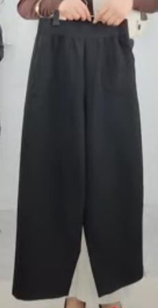 기다리는조건)봄신상절개없는바지(블랙)