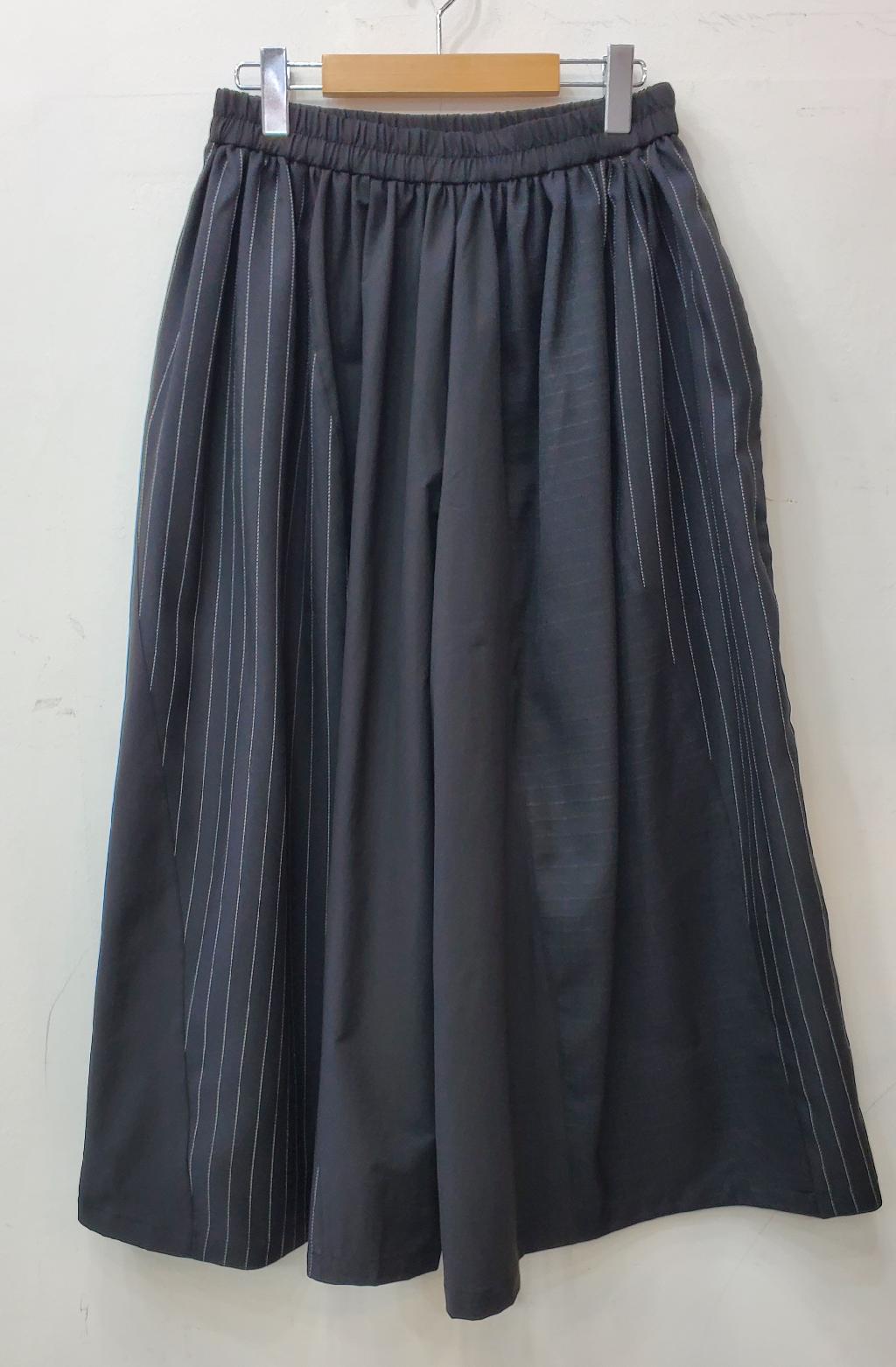 스타일배색와이드바지(블랙)