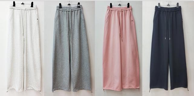 밑단스트링절개츄리닝바지