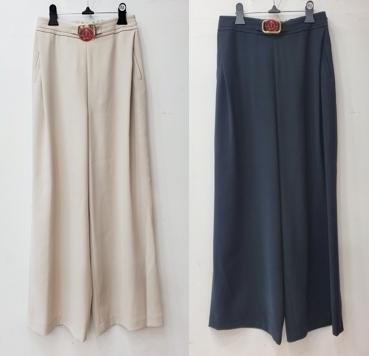 금장허리포인트절개바지(밀파원단)