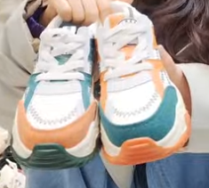 207-8번)MJ6858배색키높이운동화