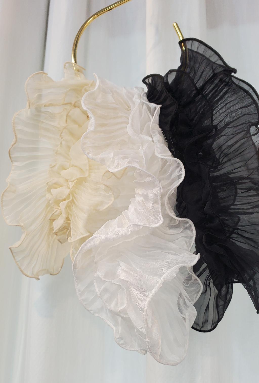 주름목스카프2장