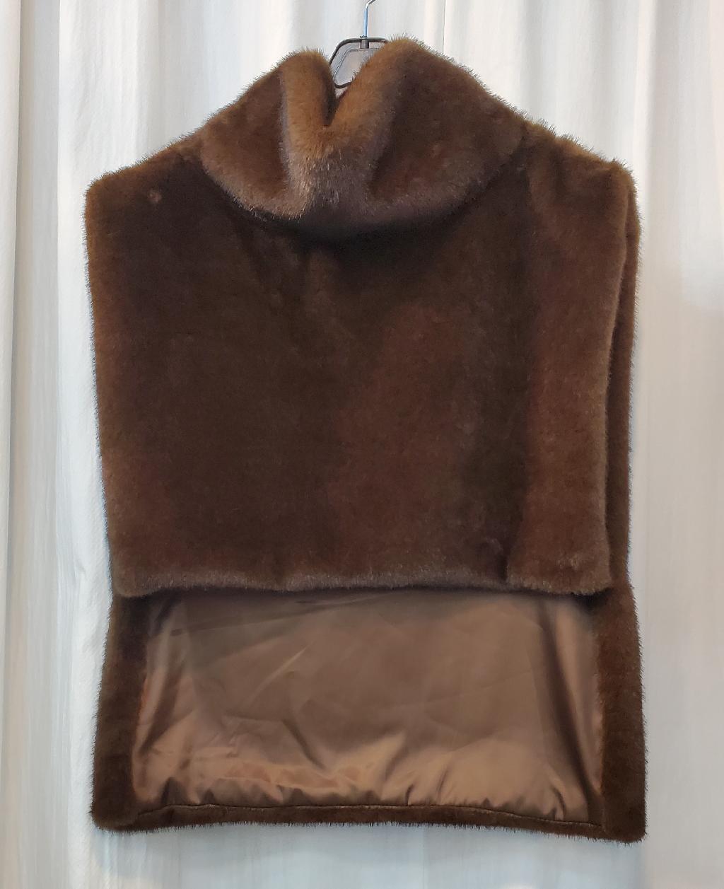 터들넥페이크퍼밍크어부바(브라운)