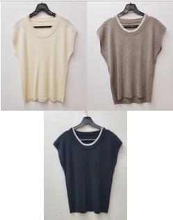 캡소매레이스니트