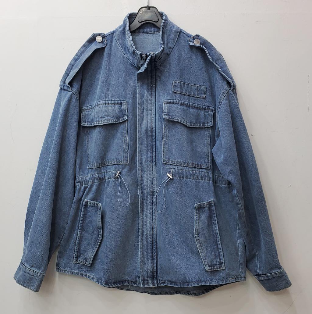 제트청견장데님자켓