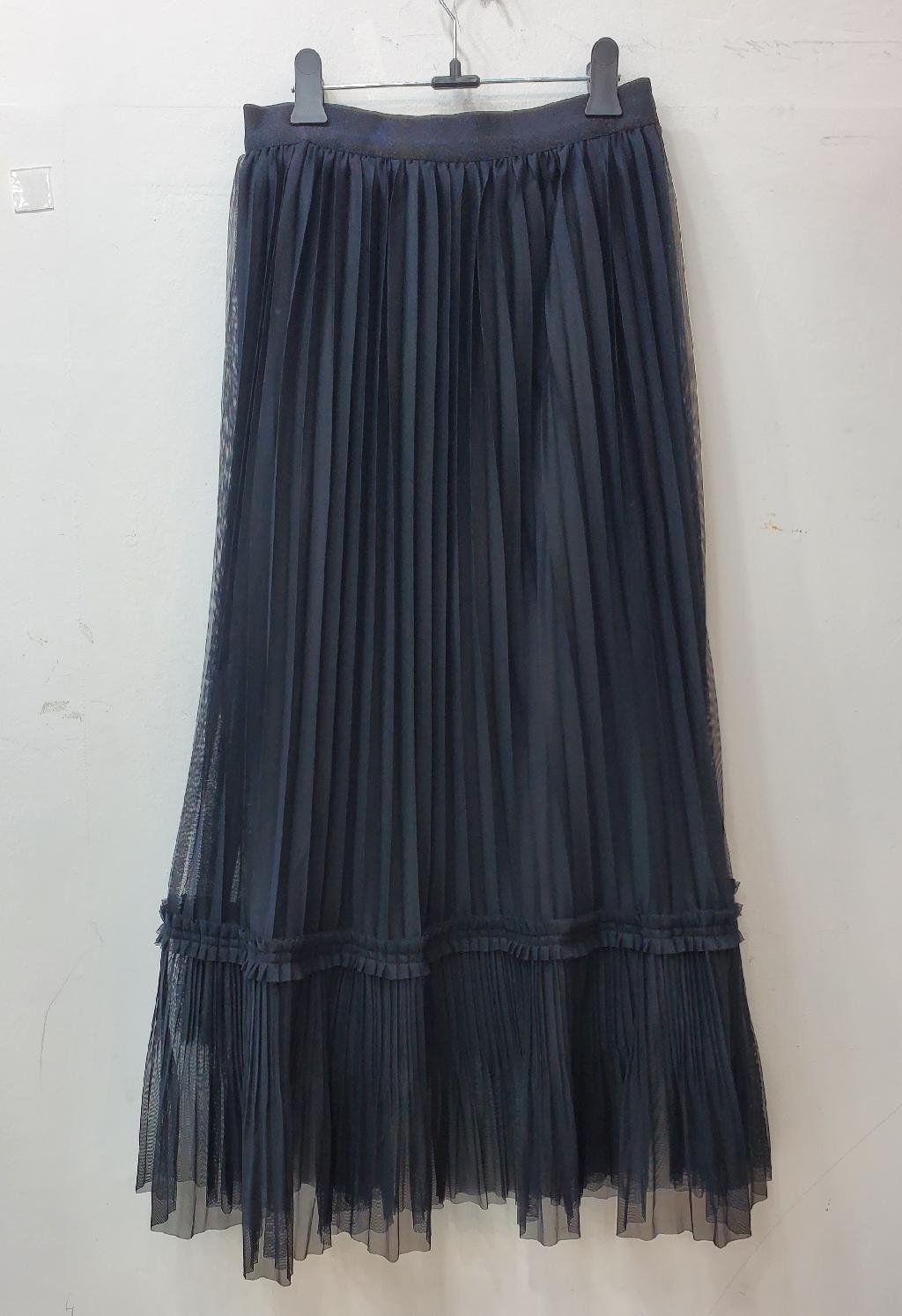 시스루플리츠치마