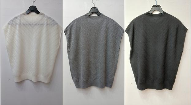 쉐브론꽃패턴캡소매