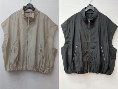 앞뒤지퍼벌룬조끼